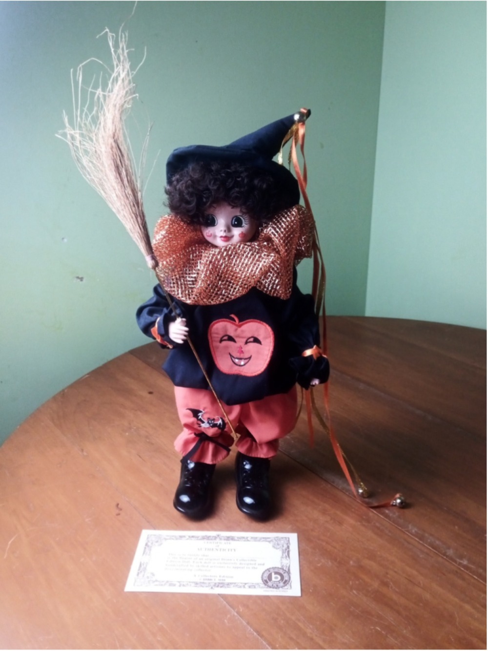 Brinn Collectible October Calendar Clown Doll